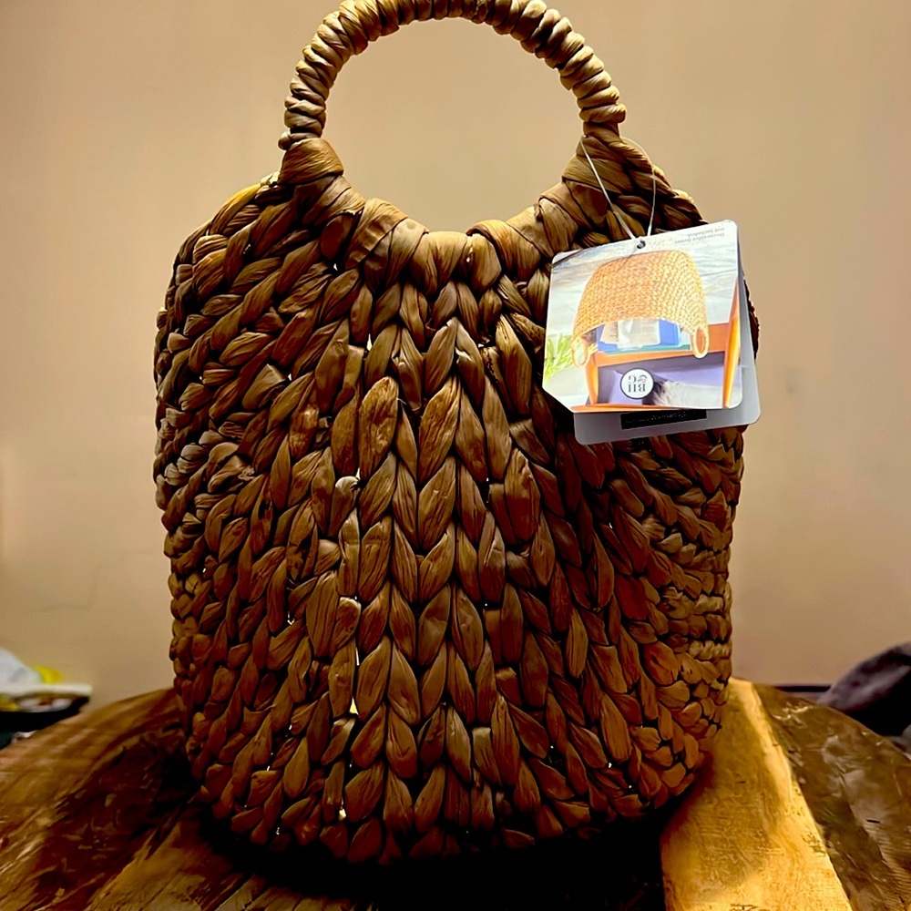 Extra Large Water Hyacinth Boat Basket by Better Homes & Gardens